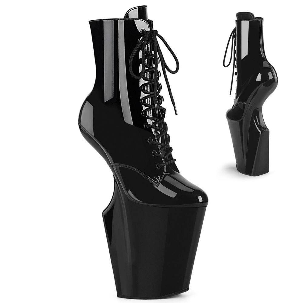 Pleaser - WORSHIP1020 Bottes de plateforme, Pole dance chaussures - Noir Product image